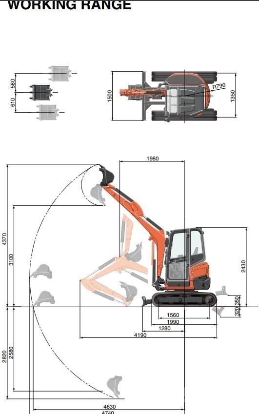 Kubota U 27-4 Mini excavatoare < 7t
