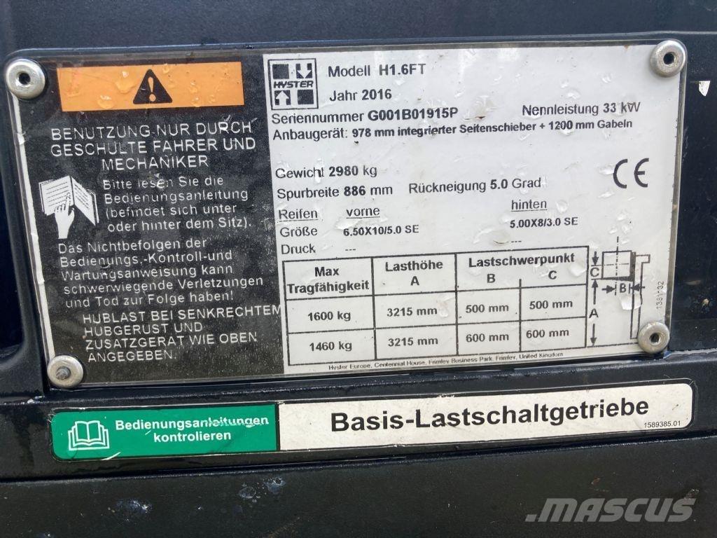 Hyster H 1.6 FT Stivuitor GPL
