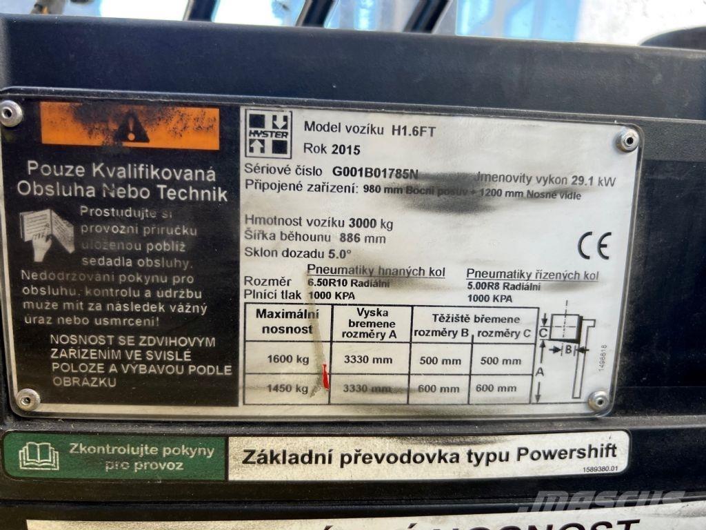 Hyster H 1.6 FT Stivuitor diesel