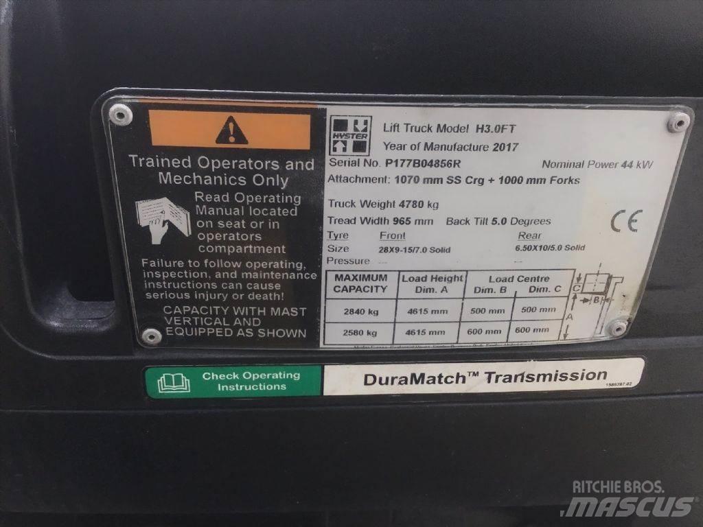 Hyster H 3.0 FT Stivuitor GPL