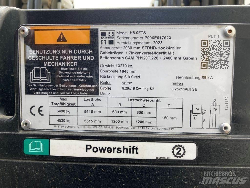 Hyster H 8.0 FTS Stivuitor diesel