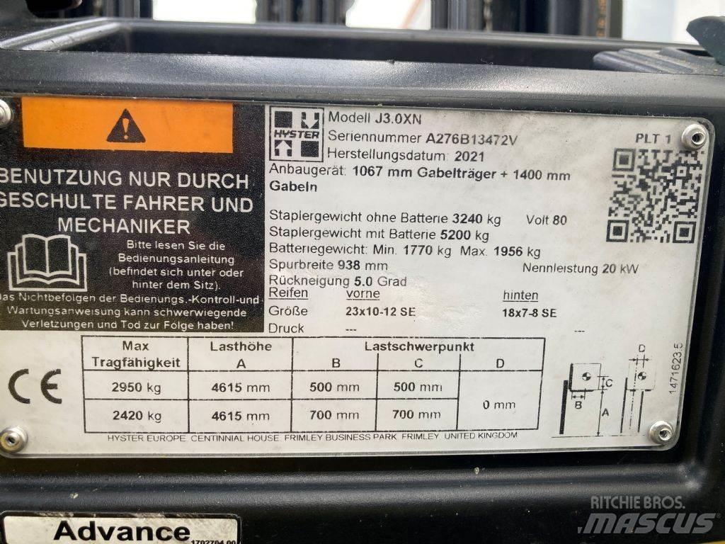 Hyster J 3.0 XN Stivuitor electric
