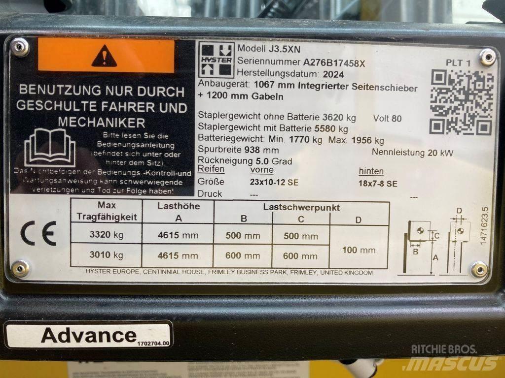 Hyster J 3.5 XN Stivuitor electric