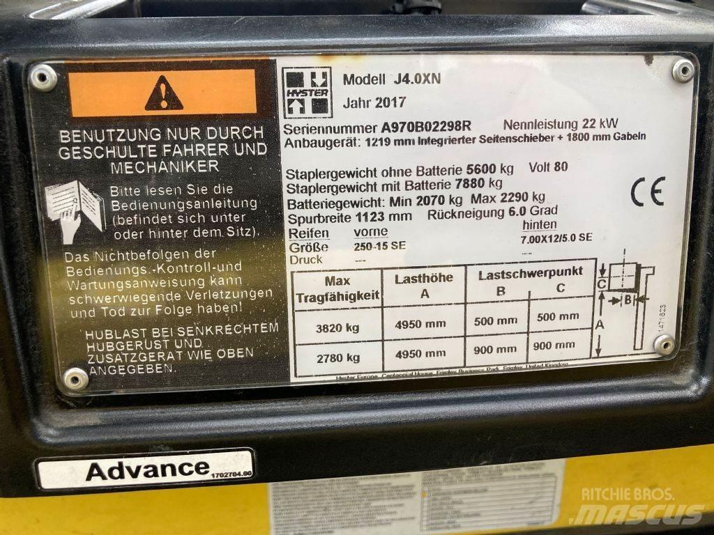 Hyster J 4.0 XN Stivuitor electric