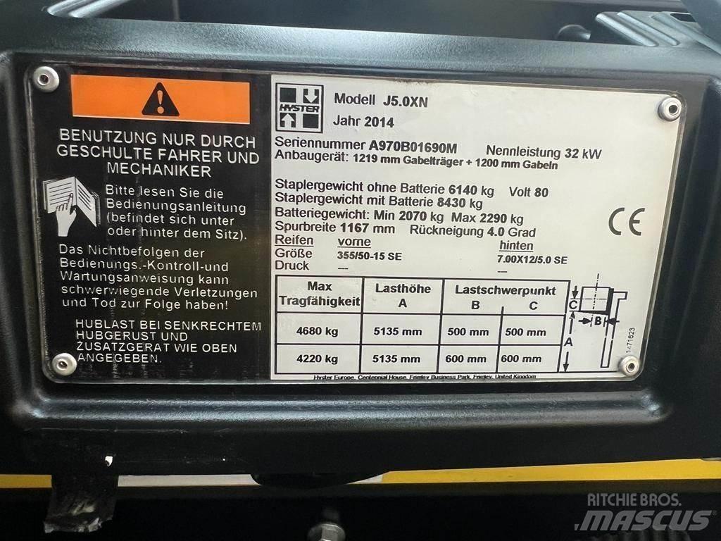Hyster J 5.0 XN Stivuitor electric