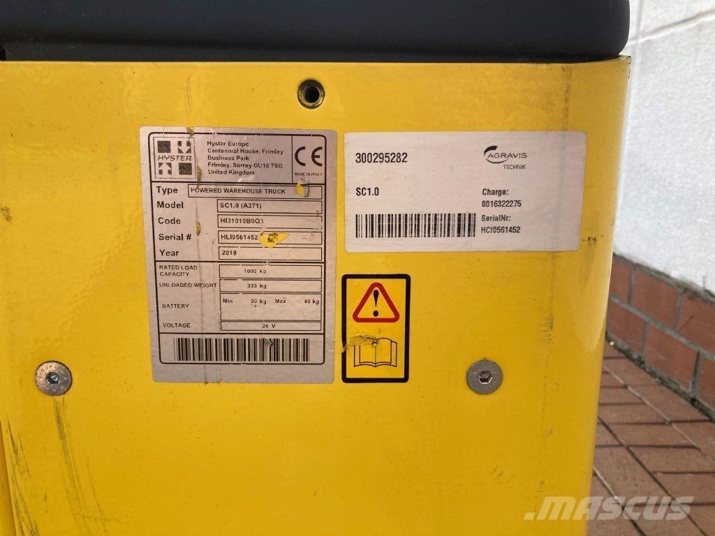 Hyster SC 1.0 Transpaleta manuala