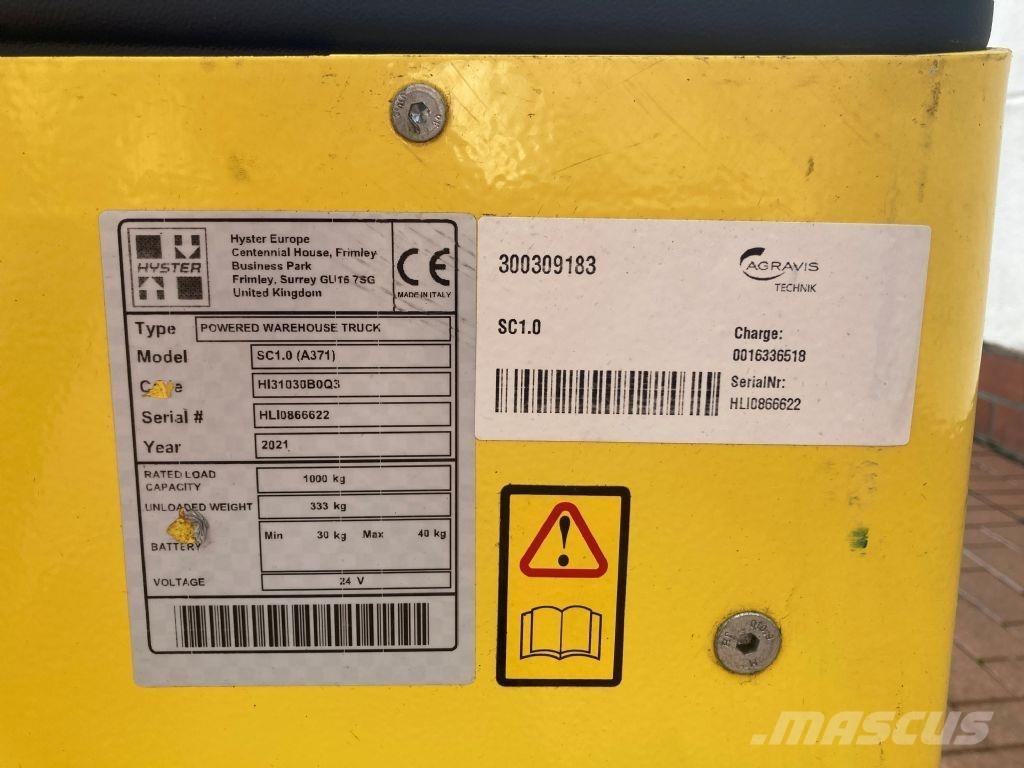 Hyster SC 1.0 Transpaleta manuala