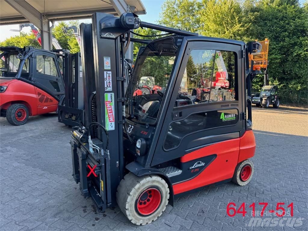 Linde E 35 L 01 Stivuitor electric