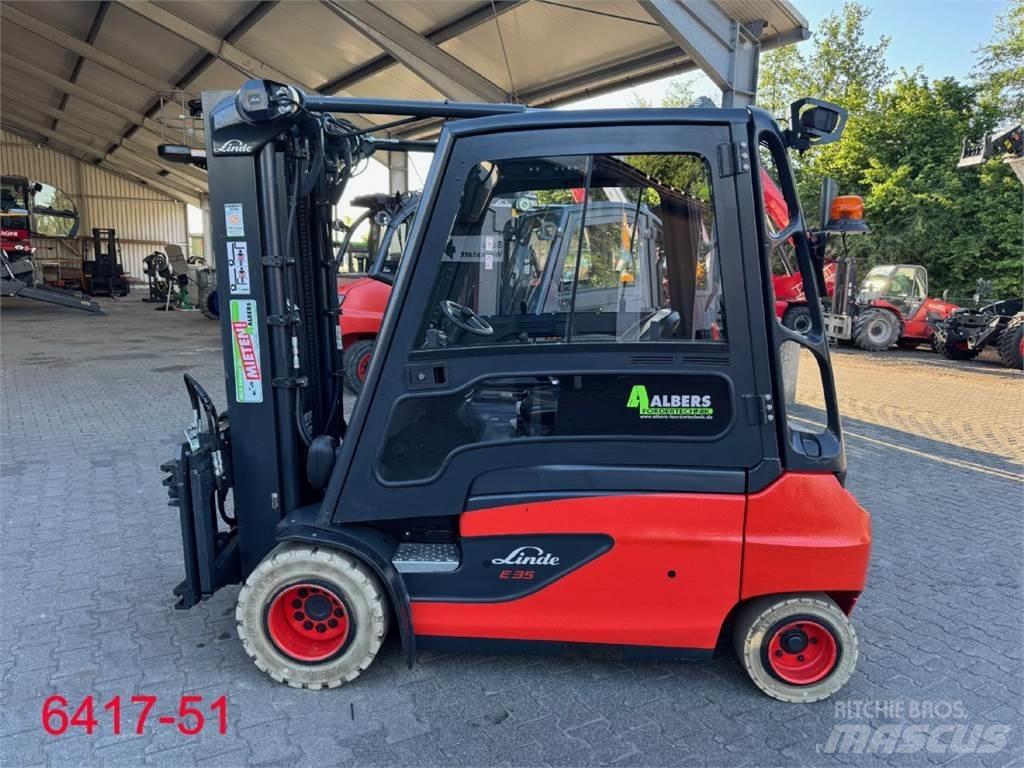 Linde E 35 L 01 Stivuitor electric