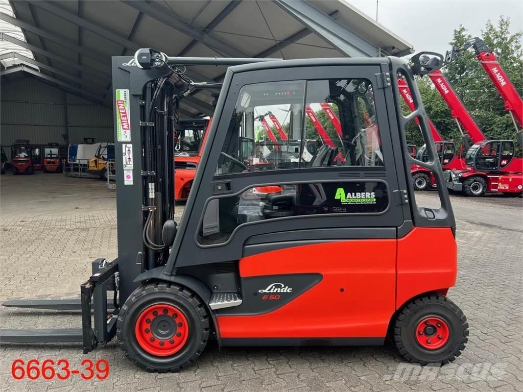 Linde E 50 HL 01 Stivuitor electric