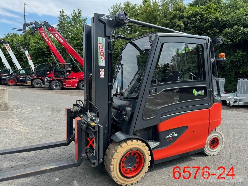 Linde E 50 HL 01 Stivuitor electric