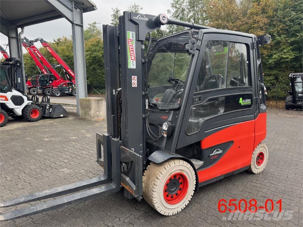 Linde E 50 HL 01 Stivuitor electric
