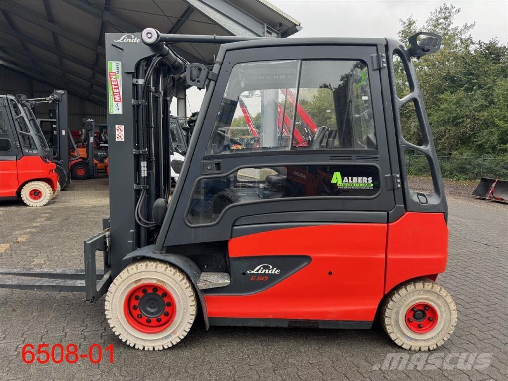 Linde E 50 HL 01 Stivuitor electric