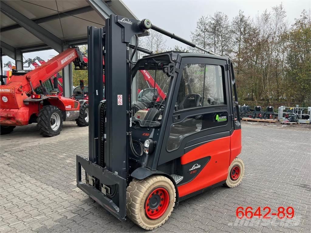 Linde E 50 HL 01 Stivuitor electric