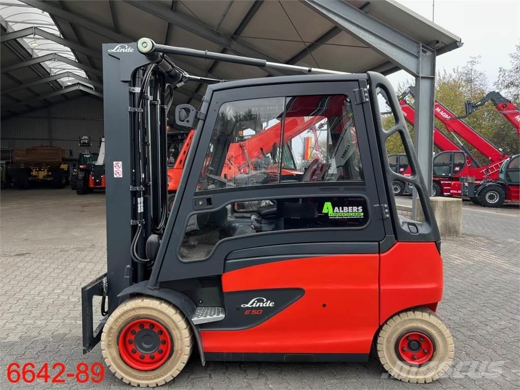 Linde E 50 HL 01 Stivuitor electric