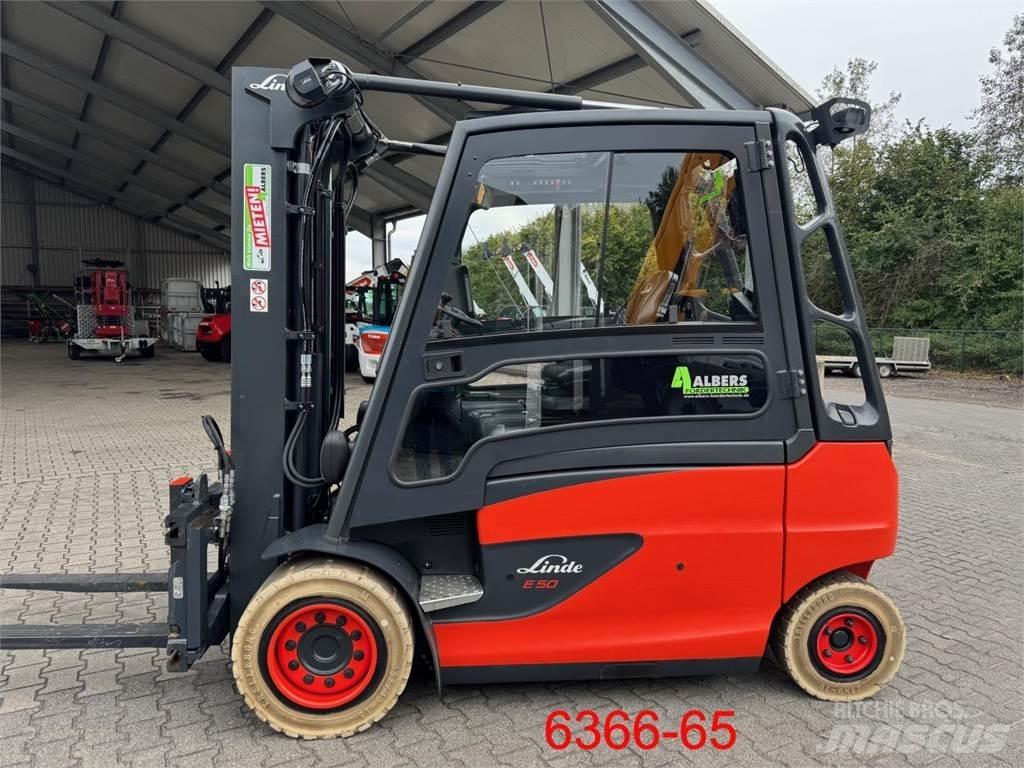 Linde E 50 HL - 01 / 600 Stivuitor electric