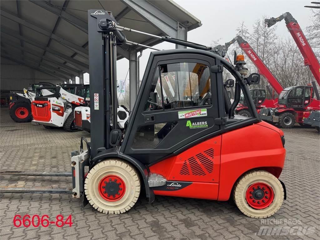 Linde H 50 D 02 Stivuitor diesel