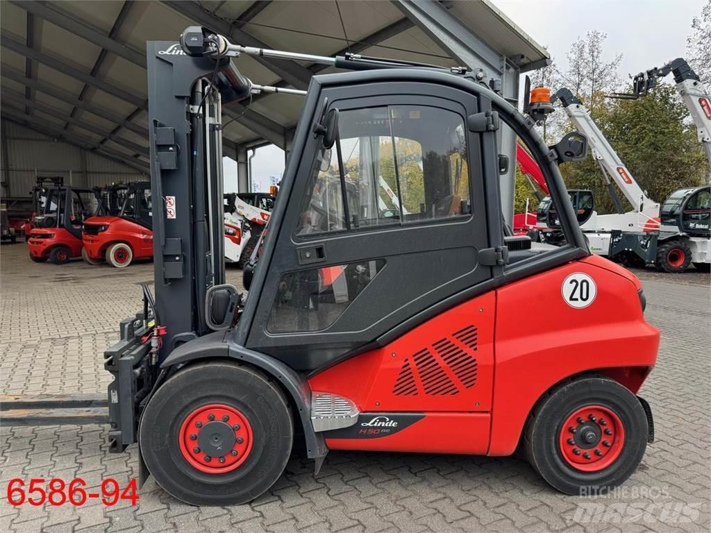 Linde H 50 D - 02 / 600 Stivuitor diesel