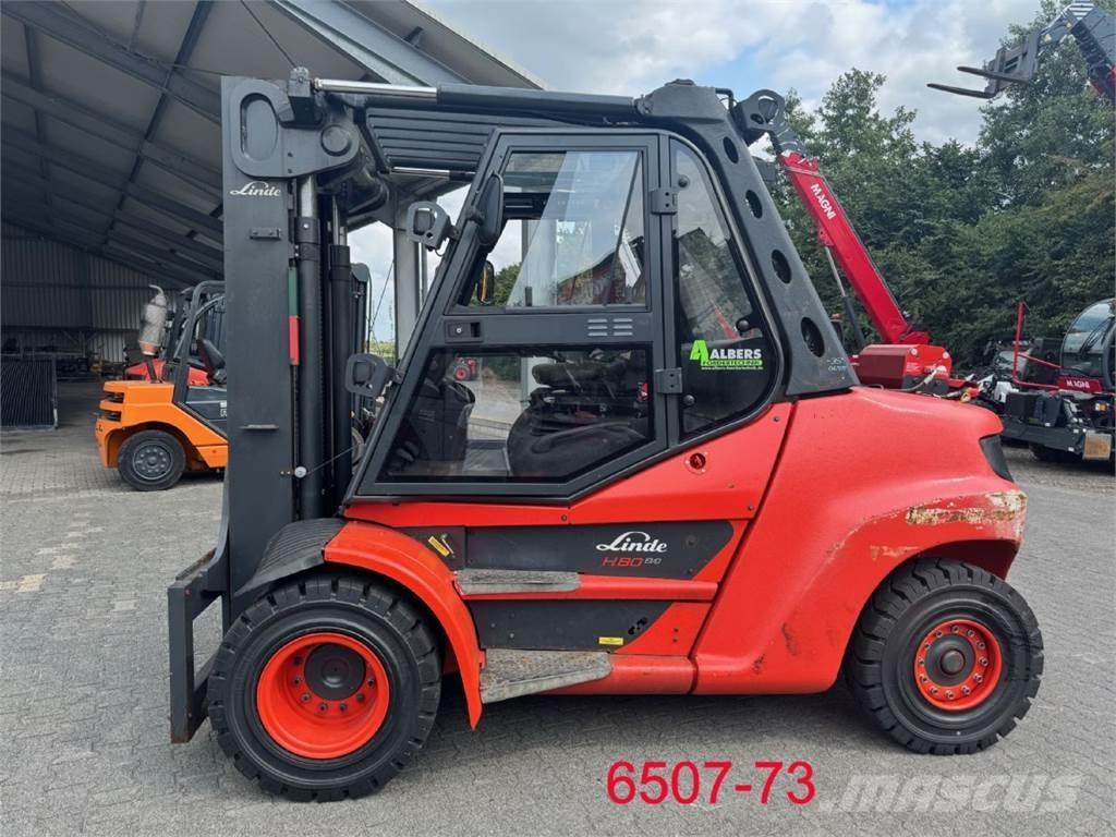 Linde H 80 D 03 / 900 Stivuitor diesel