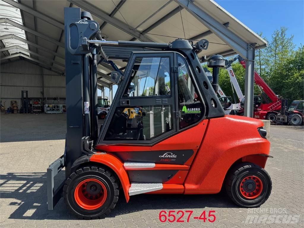 Linde H 80 D 03 / 900 Stivuitor diesel