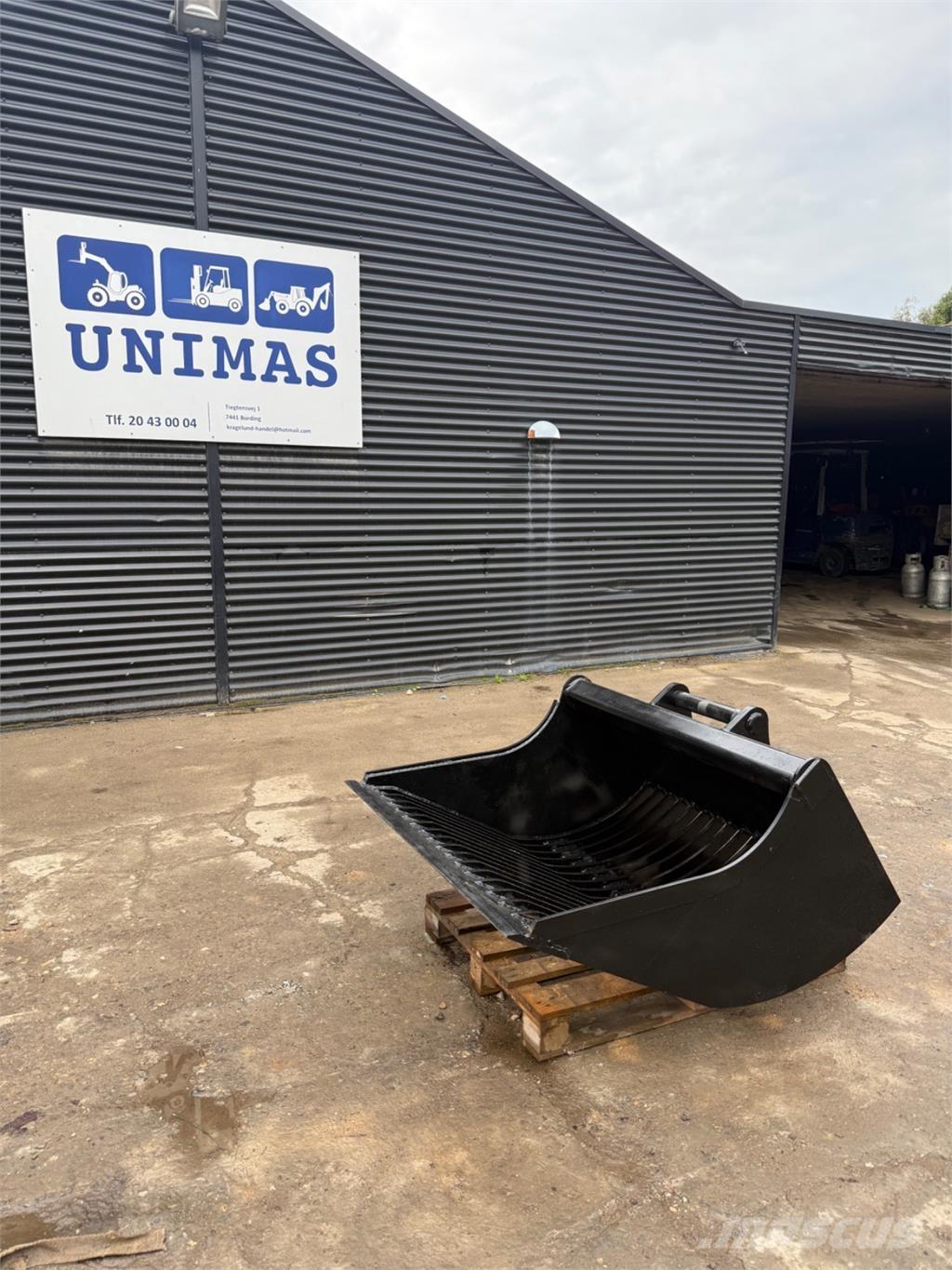  1200mm bred cupa de excavat cu cernere