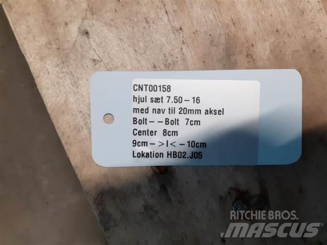  16'' 7.50-16 Remorci rabatabile