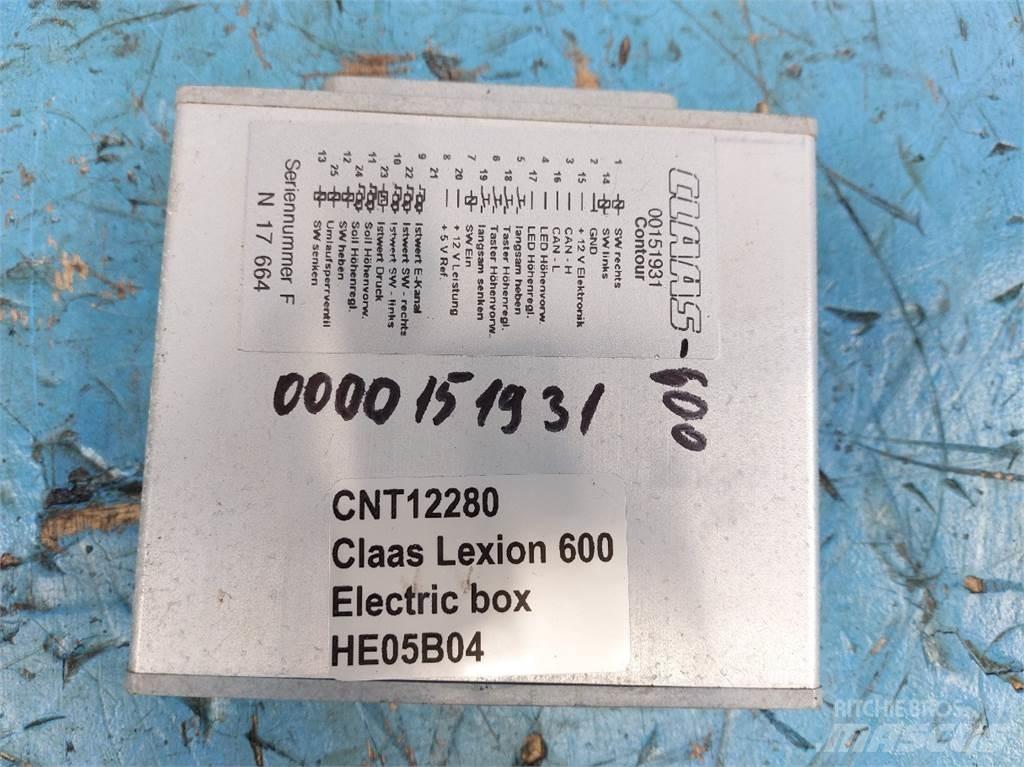 CLAAS Lexion 600 Electronice