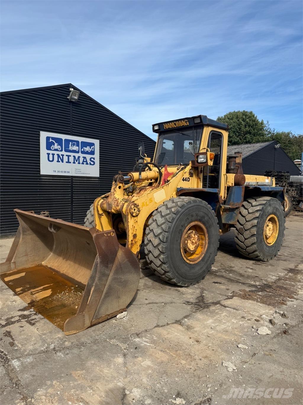 Hanomag 44D Incarcator pe pneuri