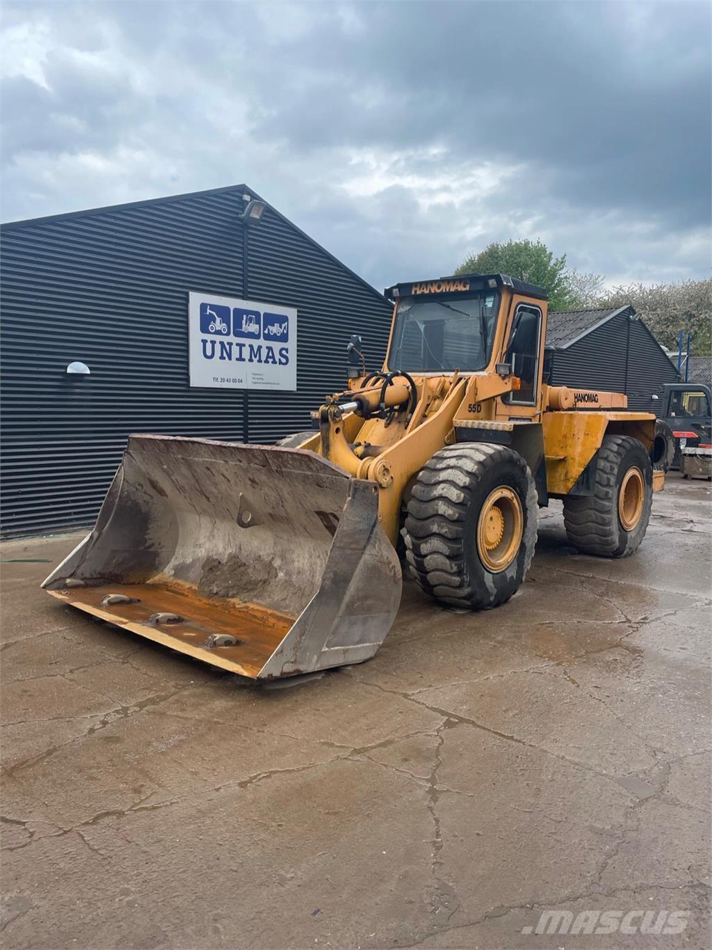 Hanomag 55D Incarcator pe pneuri