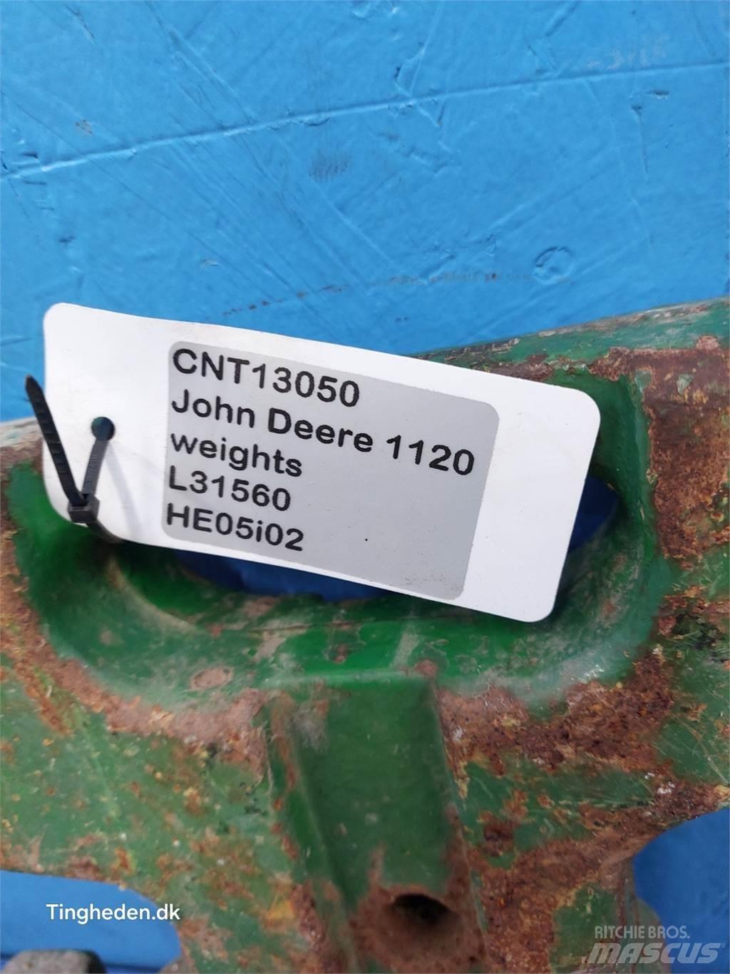 John Deere 1120 Greutăți față