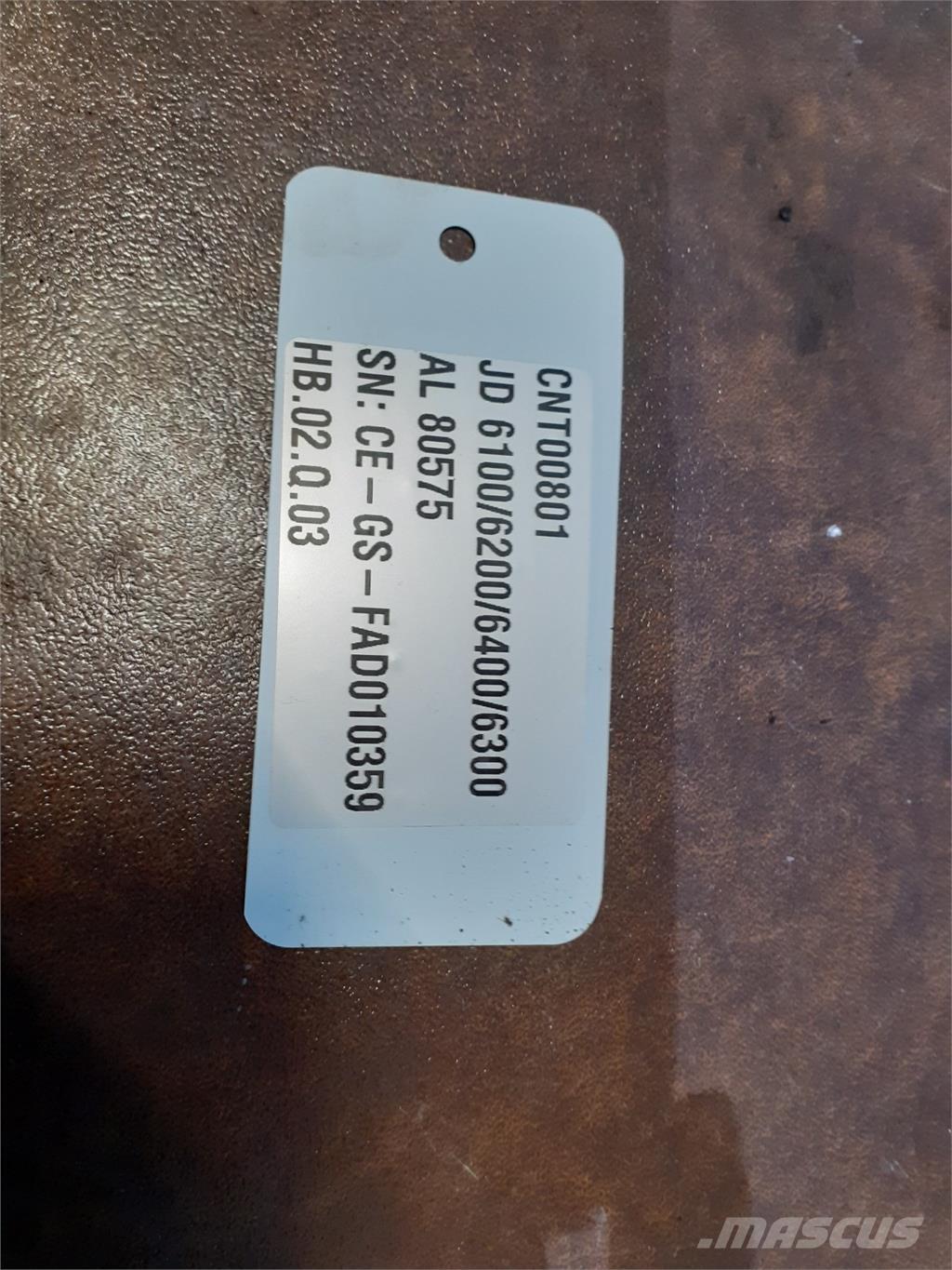 John Deere 6100 Alte accesorii tractor