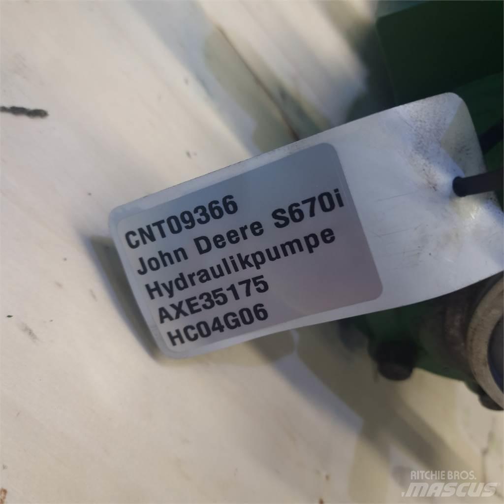 John Deere S670 Hidraulice