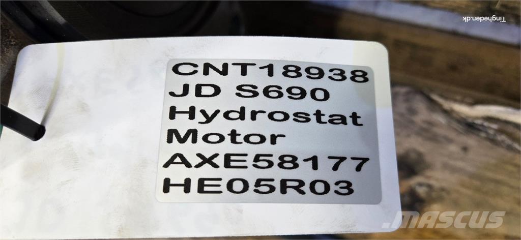 John Deere S690 Hidraulice