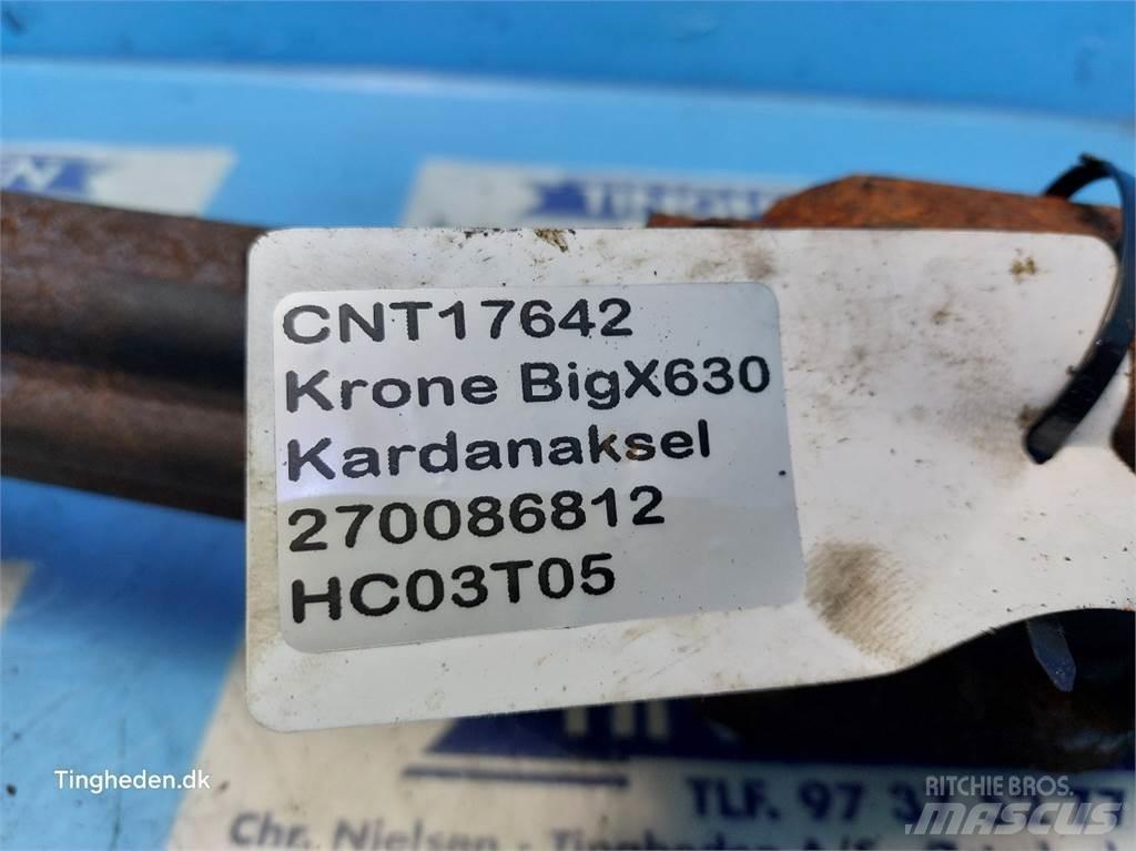 Krone Big X 630 Accesorii pentru mașini de fân și furaje