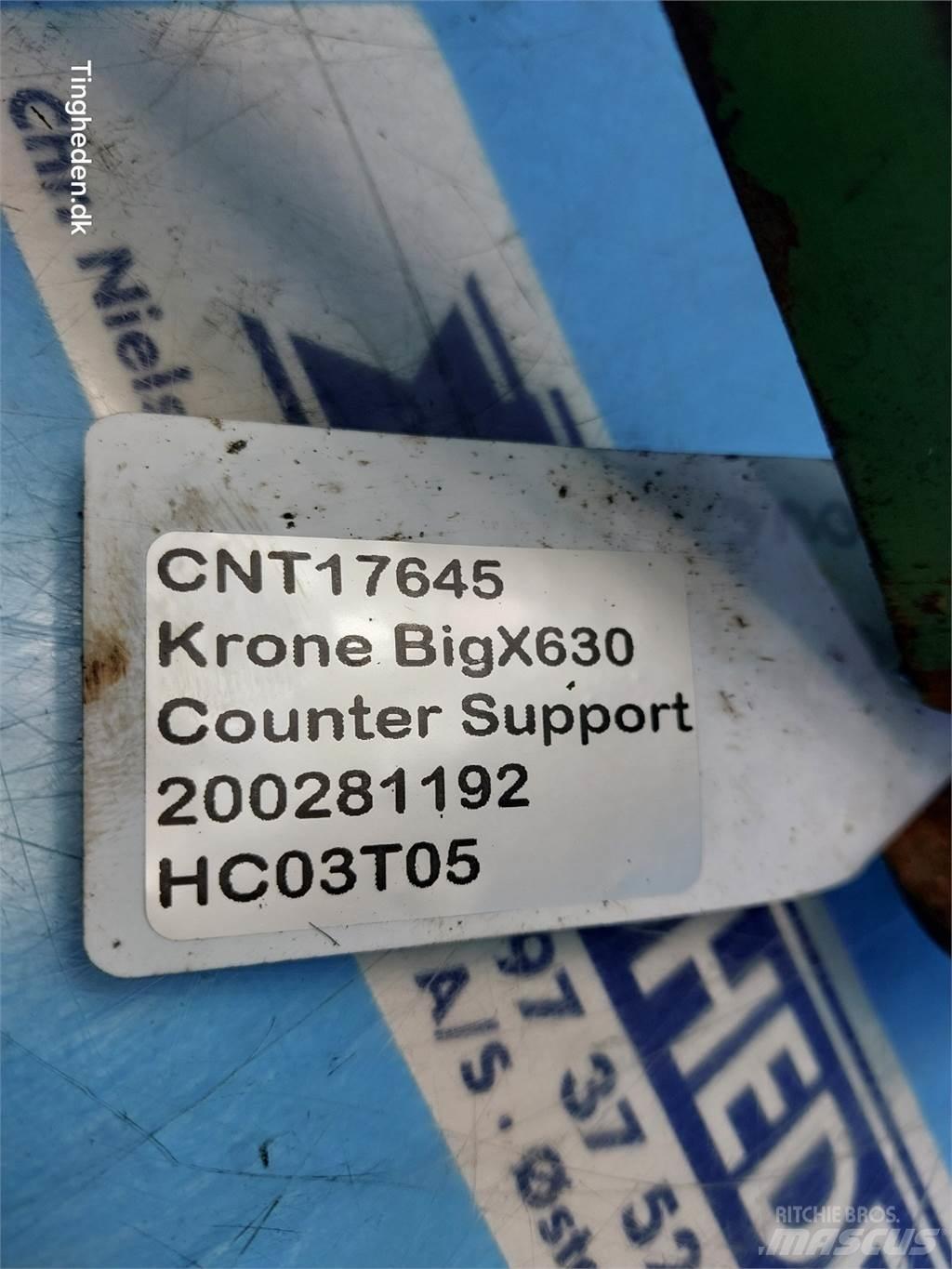 Krone Big X 630 Accesorii pentru mașini de fân și furaje