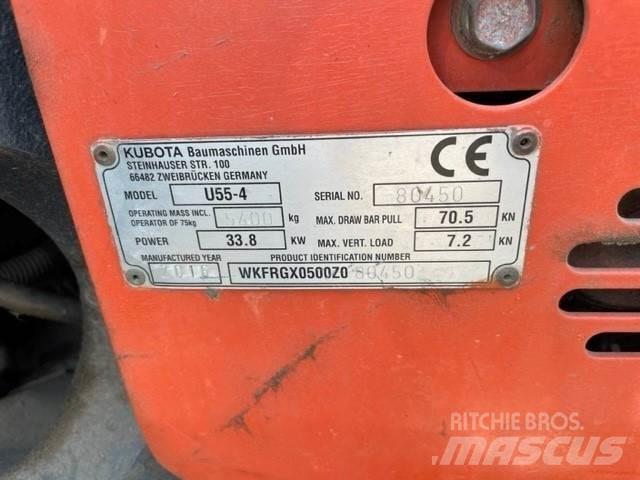 Kubota U55-4 Excavatoare pe șenile
