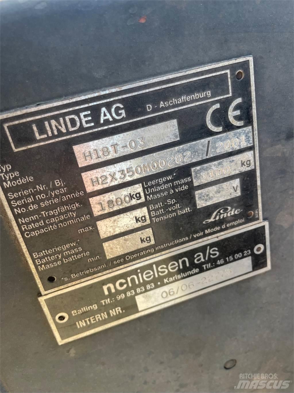 Linde H18T Stivuitor GPL