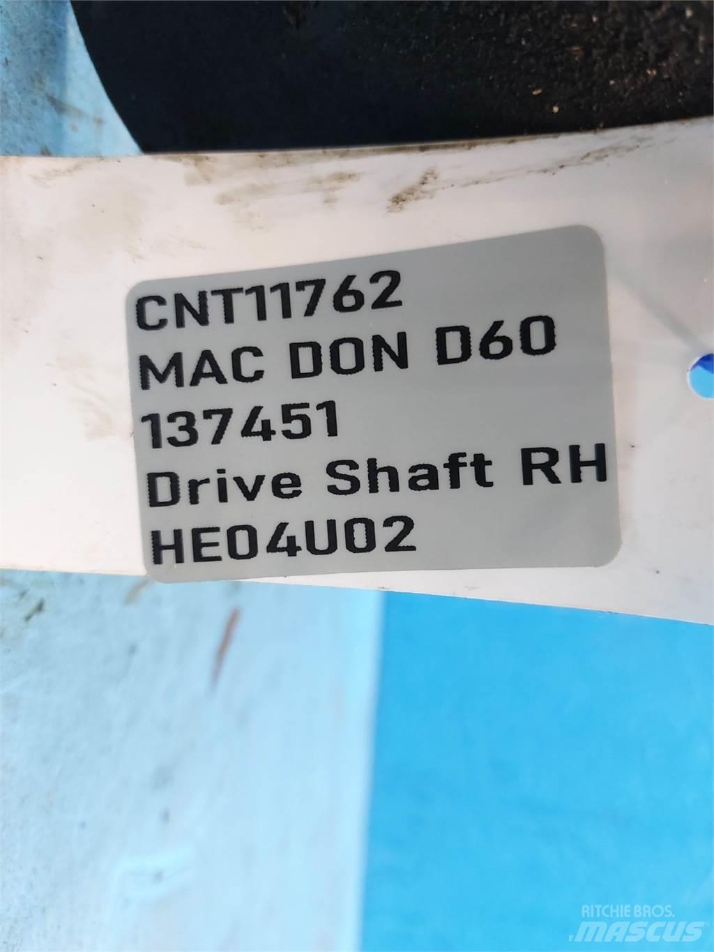 MacDon D60 Accesorii combine agricole