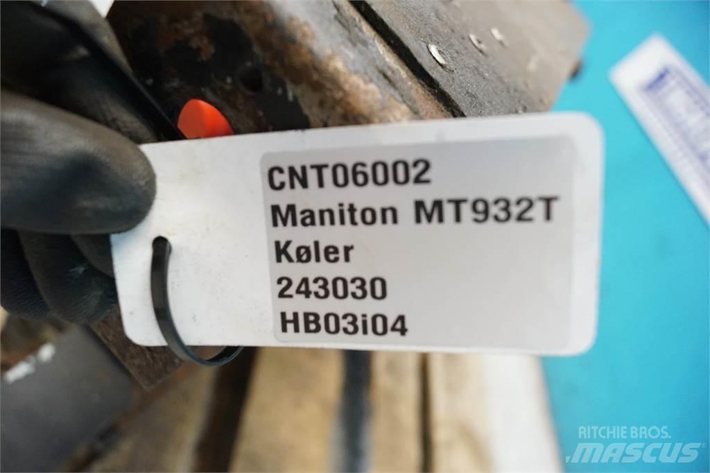 Manitou MT 932T Radiatoare