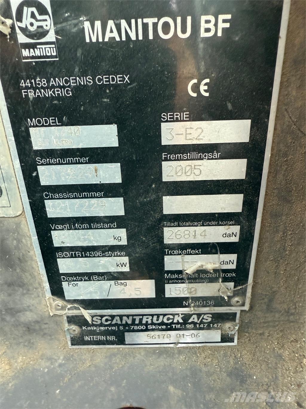 Manitou MT1740 Stivuitoare telescopice