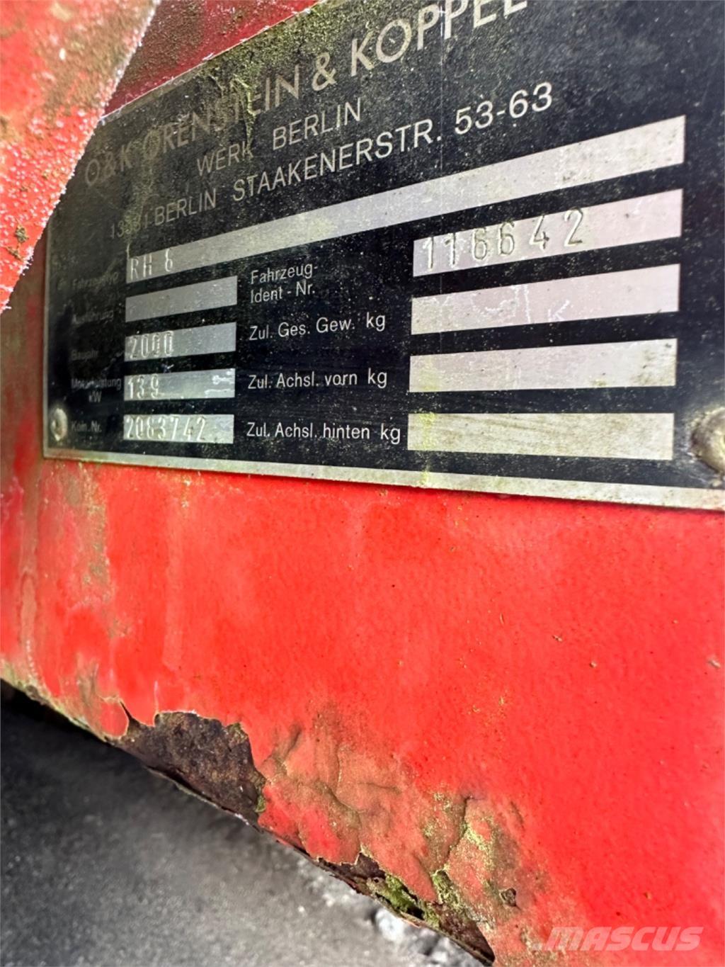 O&K RH8 Excavatoare pe șenile
