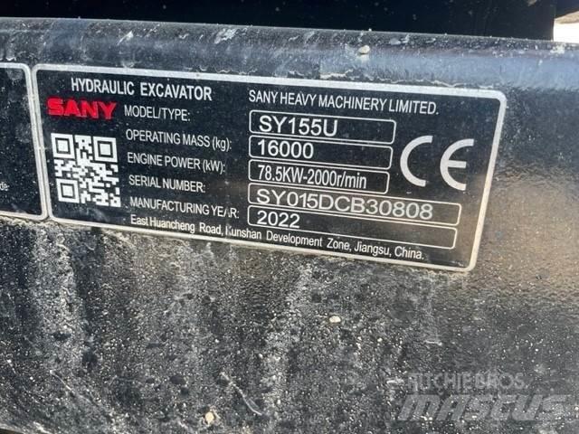 Sany SY155U Excavatoare pe șenile
