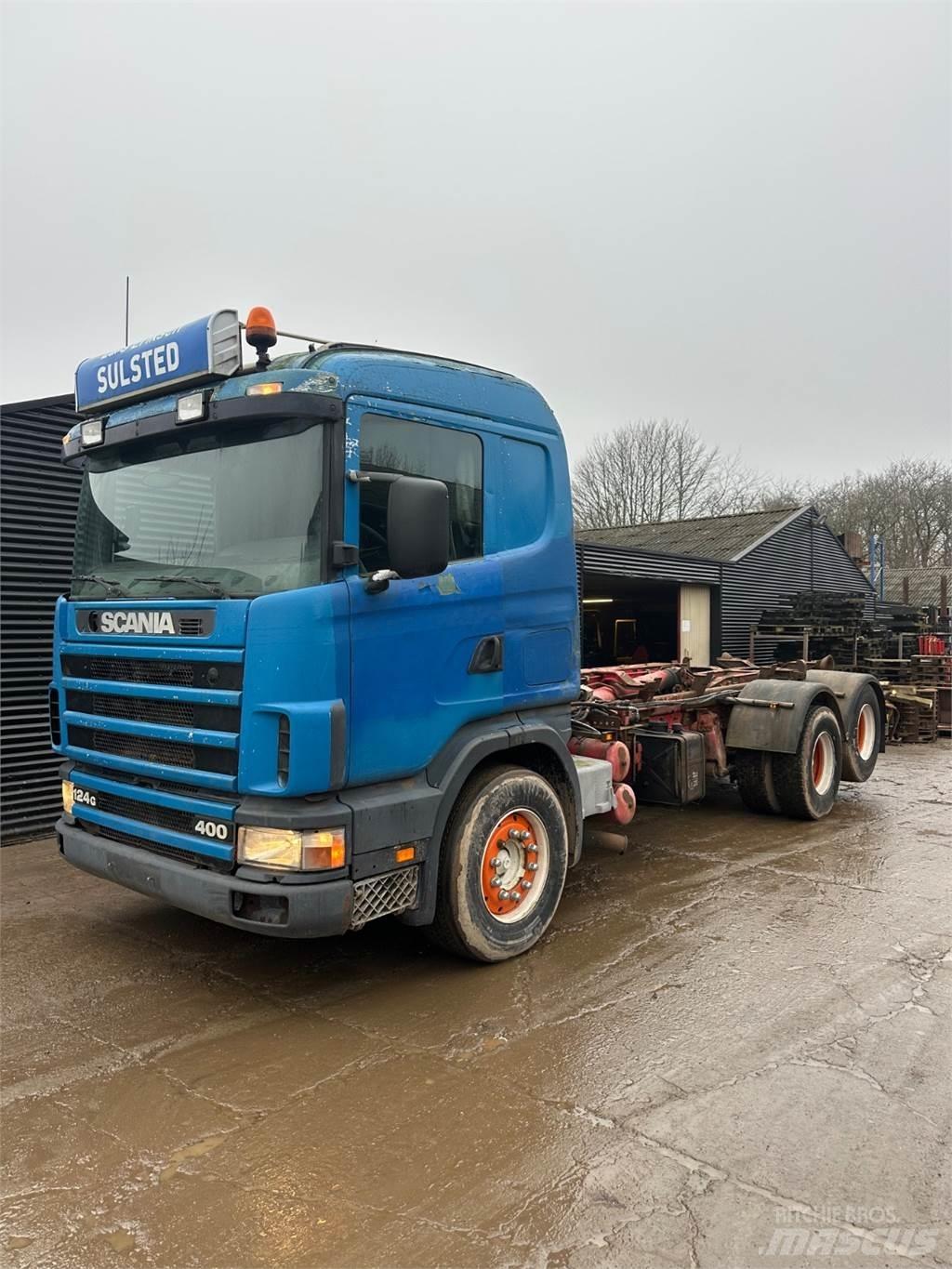 Scania 124 Camion cu carlig de ridicare