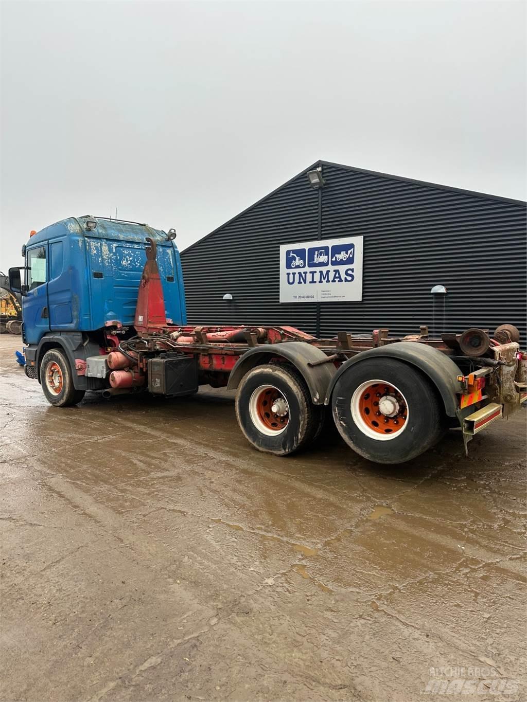 Scania 124 Camion cu carlig de ridicare