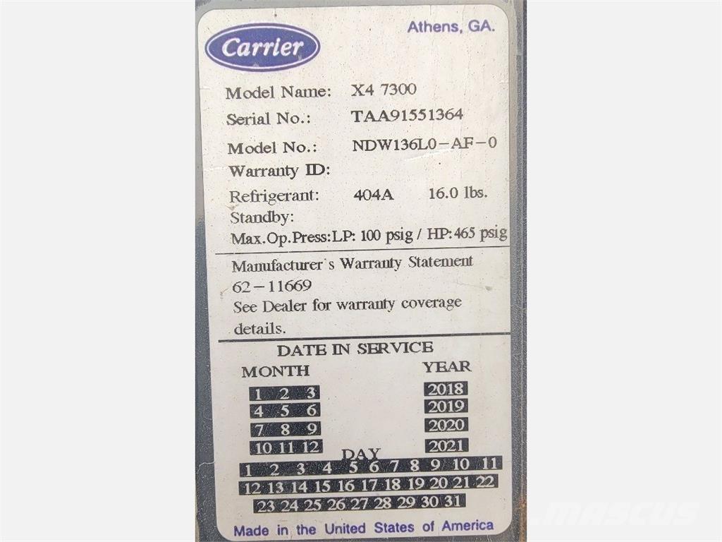 Wabash Reefer Semi-remorci cu temperatura controlata