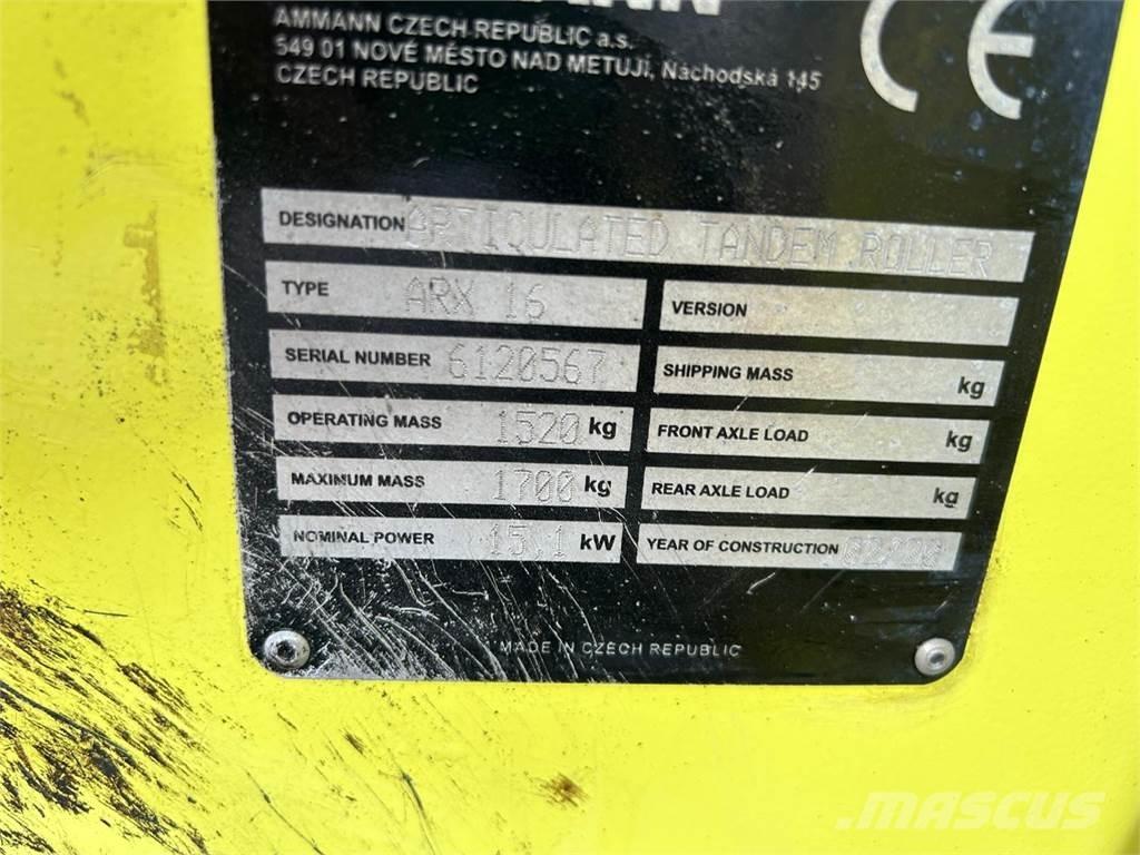 Ammann ARX16 AMMANN ARX16 Cilindri compactori dubli