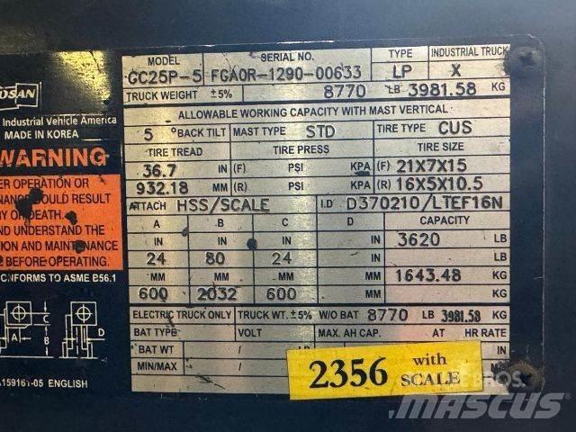 Doosan GC25P-5 Strivuitoare-altele
