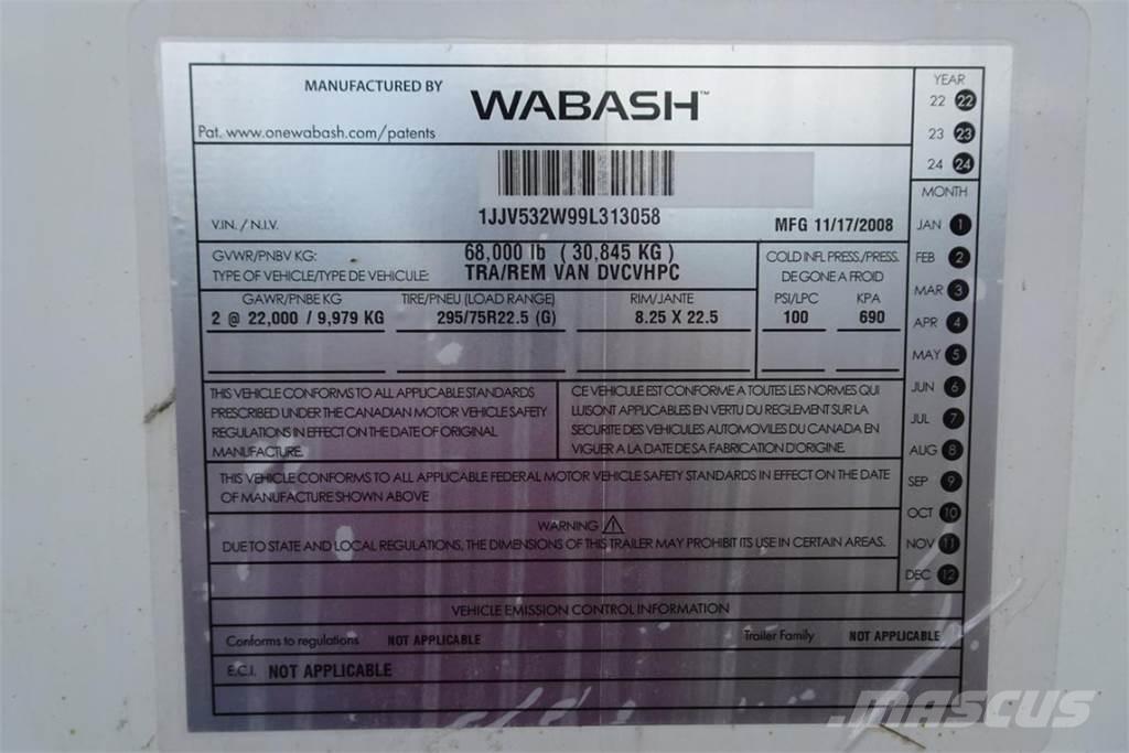 Wabash DVCVHPC Remorci utilitare