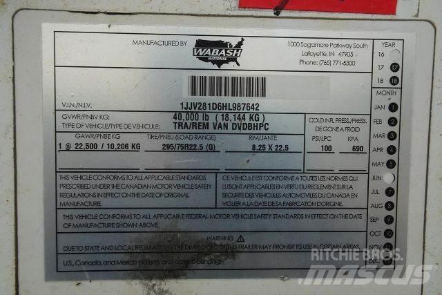 Wabash DVDBHPC Remorci utilitare