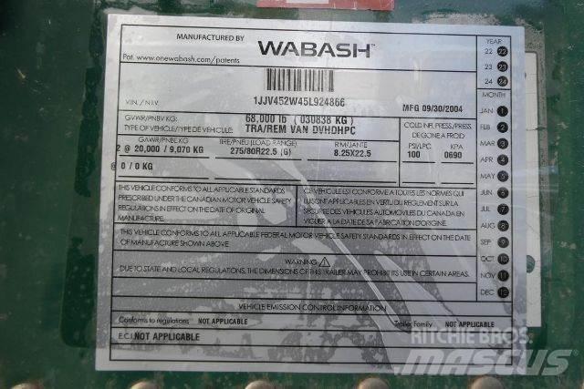 Wabash DVHDHPC Remorci utilitare